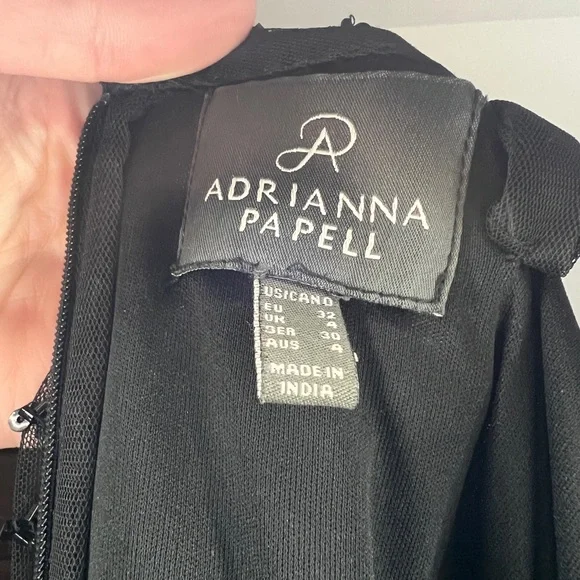 Adrianna Papell Black Sequin Dress - Picture 5 of 5